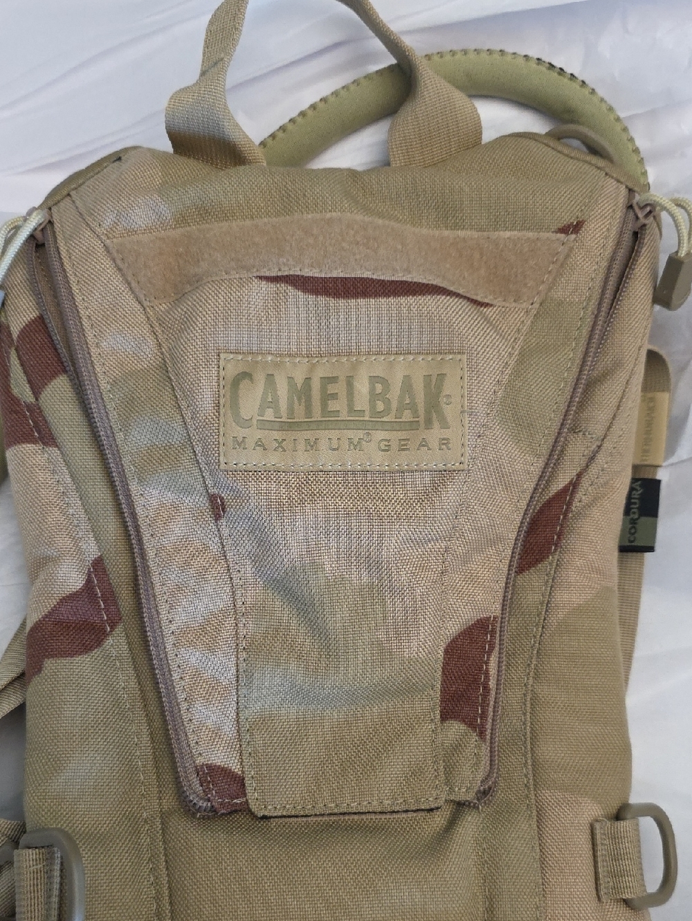 CamelBak Tactical Hydration Pack - Desert Camo Tan and Brown